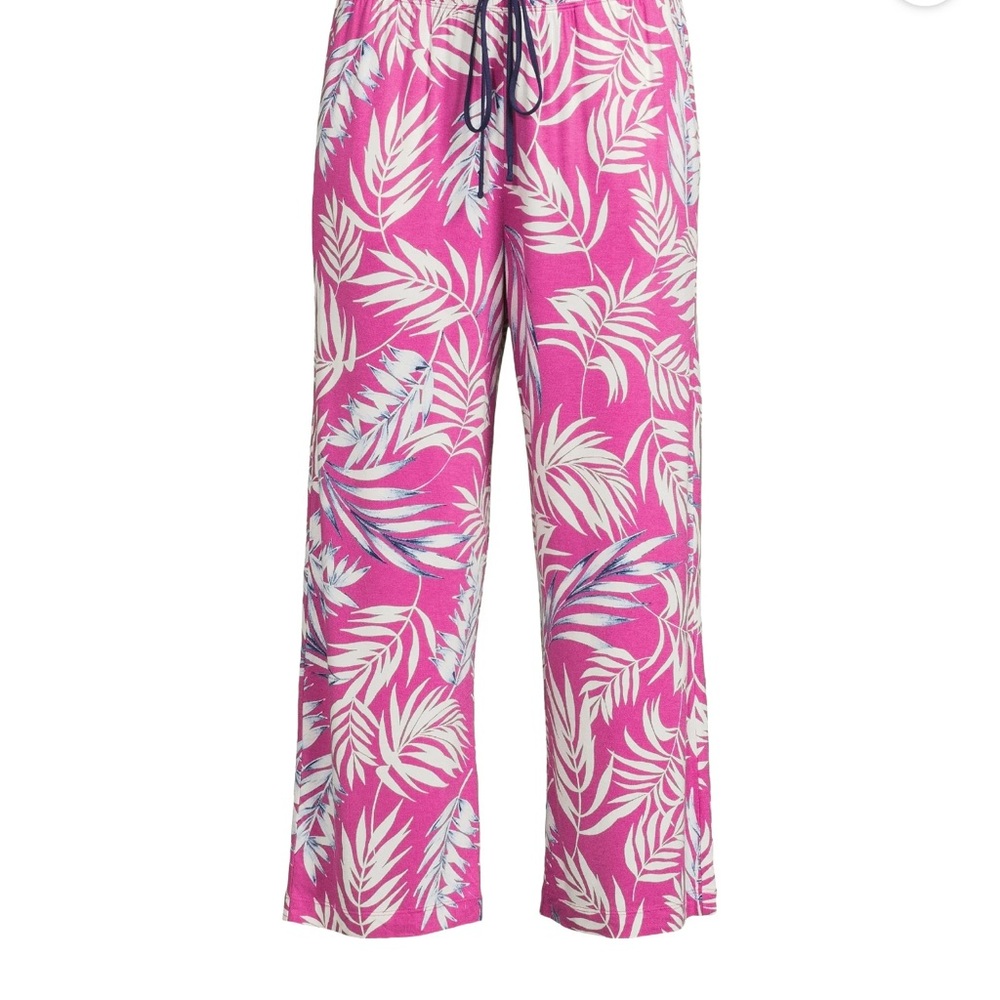 Joyspun Orchid Delight Cropped Knit Sleep Pants